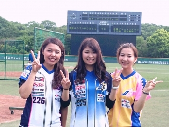  Baseball First League 「兵庫ブルーサンダーズ」 2015シーズン　専属アナウンサー＆公式記録員